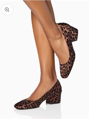 Sarah Flint Perfect 45 Leopard Print Block Heel Pumps $495 size 39